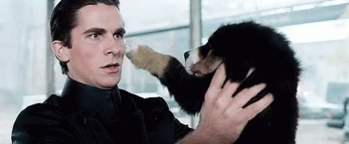 Christian Bale With Dog GIF - Equilibrium Dogs GIFs