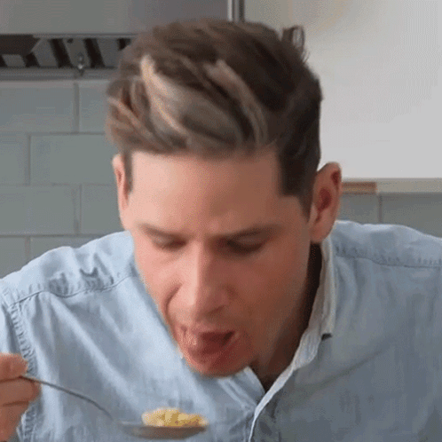 Eating Cereals Brian Lagerstrom GIF - Eating Cereals Brian Lagerstrom Having Breakfast GIFs