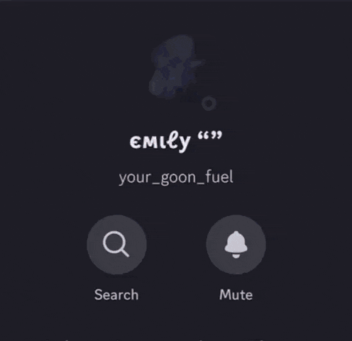 emily has 7 mutual friends and 1 mutual server on her profile