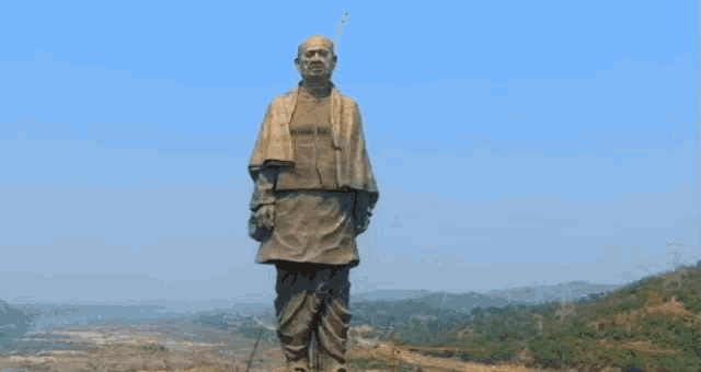 Sardar Patel Statue Of Unity GIF - Sardar Patel Statue Of Unity Iron Man Of India GIFs