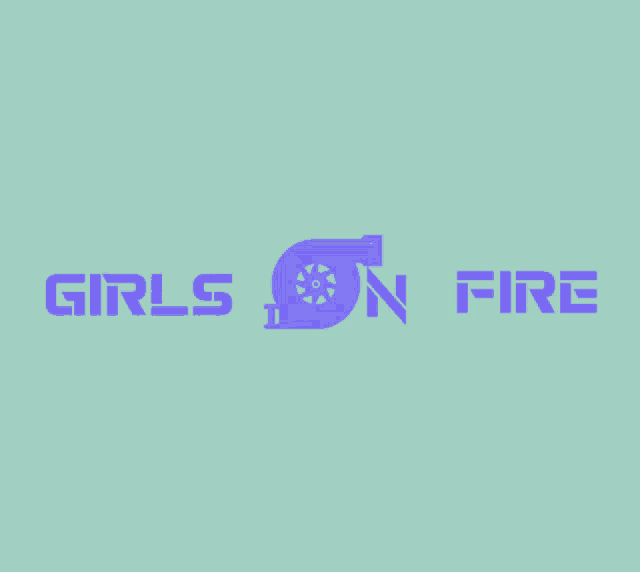 a purple blower with flames coming out of it on a blue background