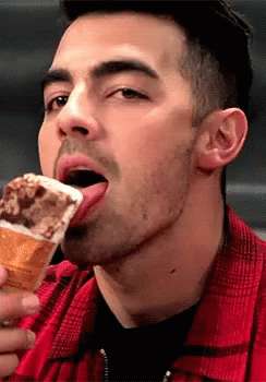 Joe Jonas Lick GIF - Joe Jonas Lick Lick Ice Cream GIFs
