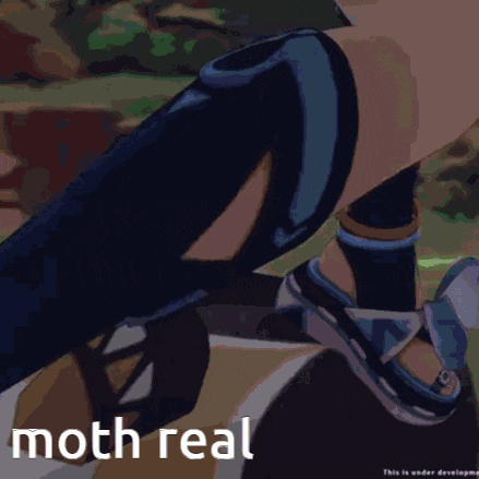 a drawing of a person with the words moth real written on it