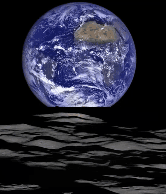 a picture of the earth taken from space