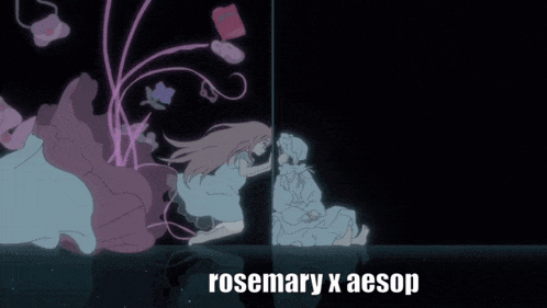 rosemary x aesop is written at the bottom of a picture
