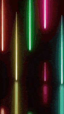 a computer generated image of a colorful glowing background
