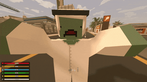 a screenshot of a video game shows a character with a red glowing face