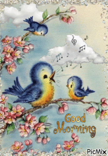 Good Morning Bird GIF - Good Morning Bird Sing GIFs