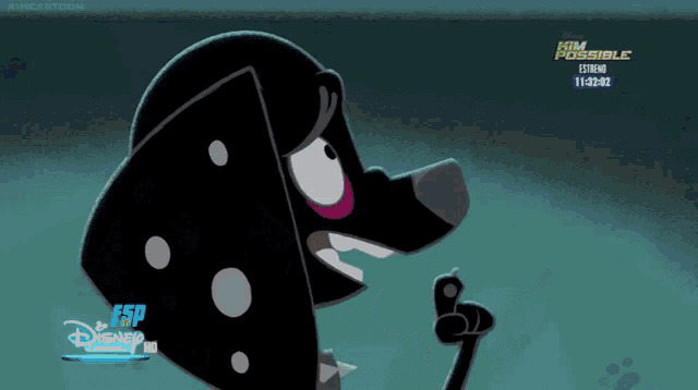 a disney channel ad with a dalmatian