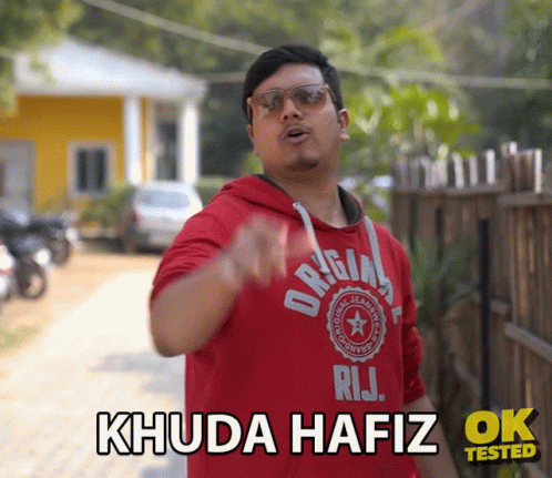 Khuda Hafiz Pointing GIF - Khuda Hafiz Pointing Enthusiastic GIFs