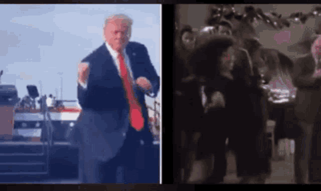 Trump Dance Trump Seinfield Dance GIF - Trump Dance Trump Seinfield Dance GIFs