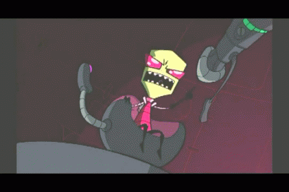 I'M Scared Too GIF - Invader Zim Planet Jackers Robot GIFs