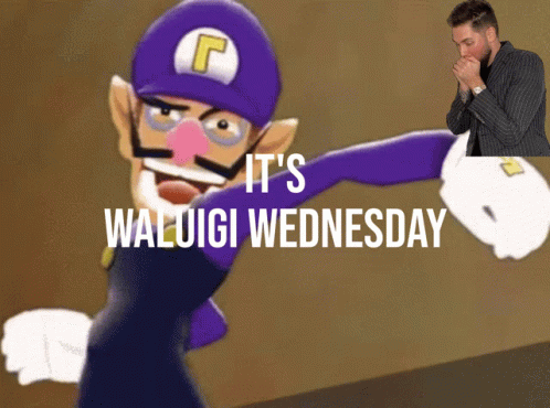 Waluigi Waluigi Wednesday GIF - Waluigi Waluigi Wednesday Wednesday GIFs