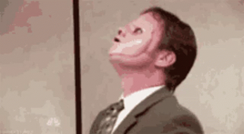Mask Dwight GIF - Mask Dwight The Office GIFs