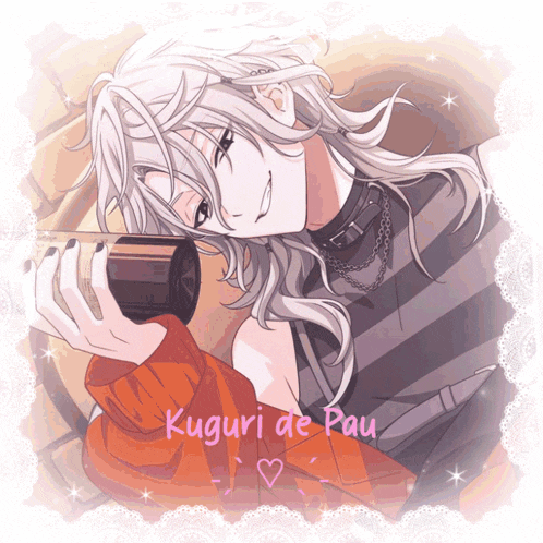 a drawing of a person with the name kuguri de pau on it