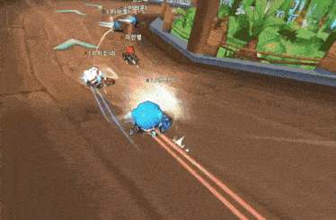 a video game is being played in a foreign language and the player 's name is olp