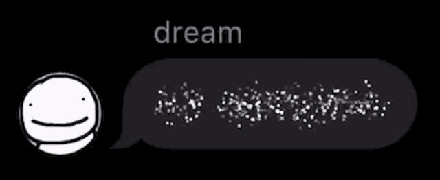 a speech bubble with a face and the words `` dream kill yourself '' .