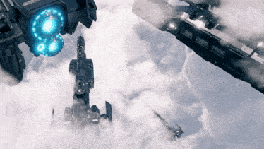 a large space ship with the word unsc on the side