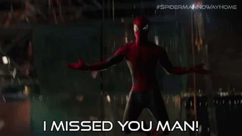 I Missed You Man Spider Man GIF - I Missed You Man Spider Man Peter Parker GIFs