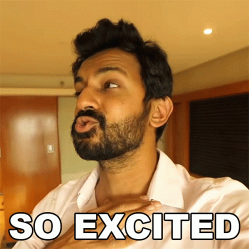 So Excited Faisal Khan GIF - So Excited Faisal Khan Im So Ready GIFs