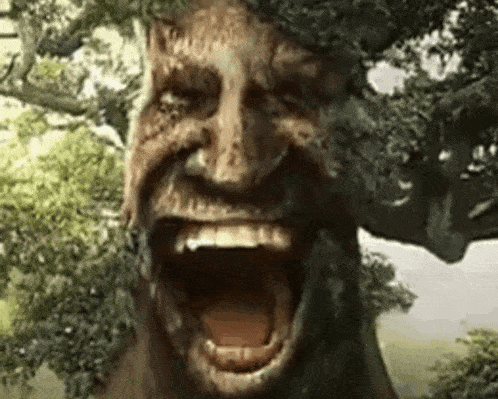 Wise Mystical Tree Laughing GIF - Wise Mystical Tree Wise Tree GIFs