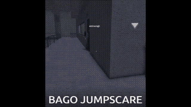 a picture of a room with the words bago jumpscare on it
