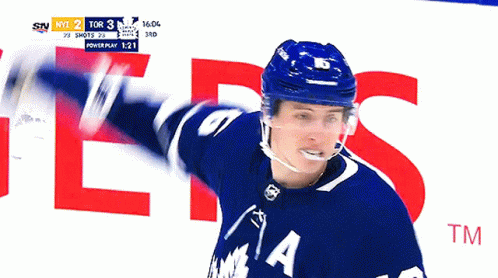 Toronto Maple Leafs Mitch Marner GIF - Toronto Maple Leafs Mitch Marner Lightsaber GIFs