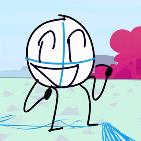 a drawing of a stick figure with a smiley face on it