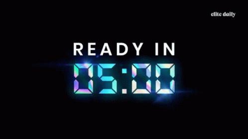 Ready In Five Getting Ready GIF - Ready In Five Getting Ready Rush GIFs
