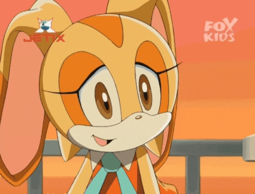 a fox kids cartoon shows cream the rabbit