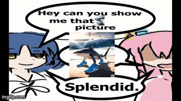 a cartoon says hey can you show me that picture