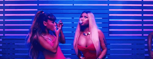 Nicki Minaj Chewing GIF