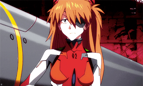 a girl in a red suit with the number 02 on it