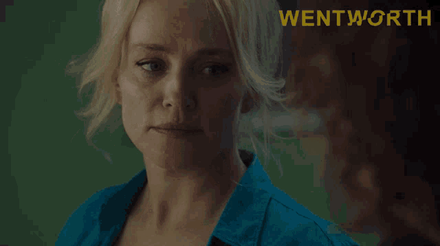 a poster for wentworth shows a woman and the words sorry for your loss