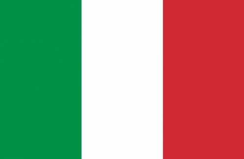 a green white and red diagonal line on a black background