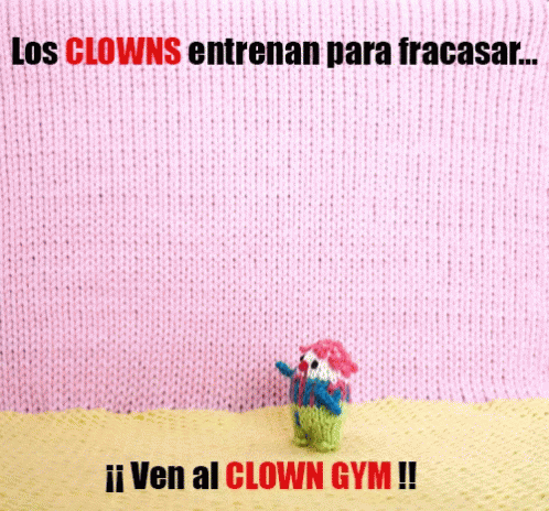 Clown Gym GIF - Clown Gym Crochet GIFs