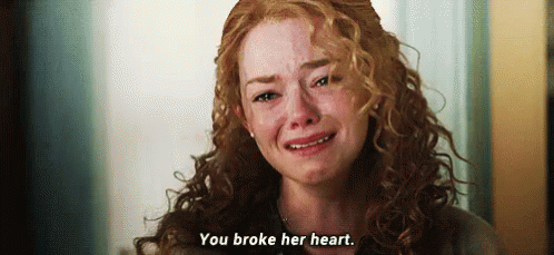 You Broke Her Heart. GIF - Broken Broke Heartbreak GIFs