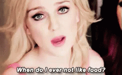 When Do I Ever Not Like Food GIF - Perrie Edwards GIFs