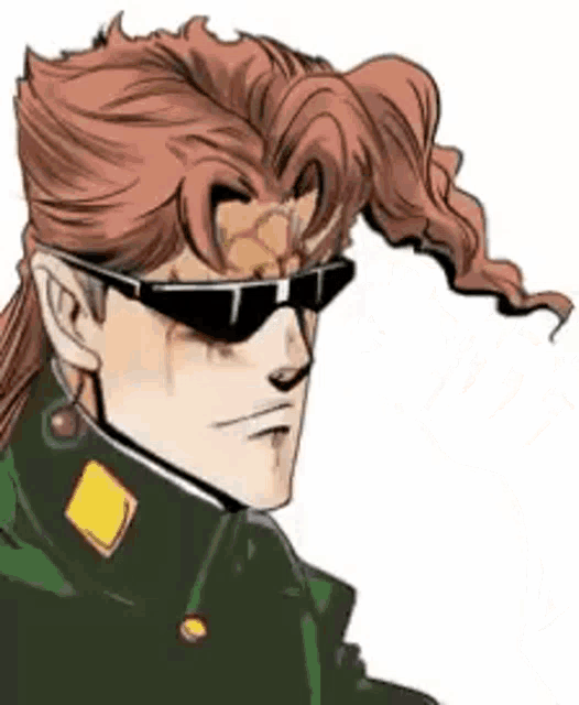 a close up of a person wearing sunglasses and a green jacket
