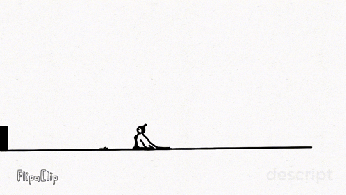 a black and white drawing with the word flipaclip on the bottom right
