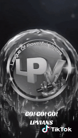 a logo for the league of powerful voices is shown