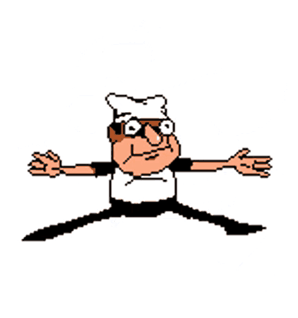 a pixel art of a cartoon character with a cowboy hat