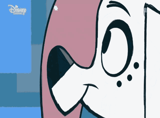 a dalmatian dog is on a disney channel show