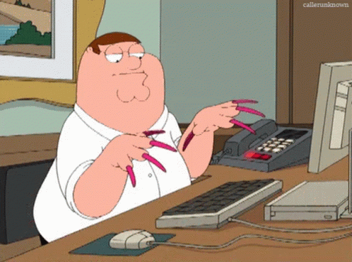 Family Guy Peter Griffin GIF - Family Guy Peter Griffin Long Nails GIFs