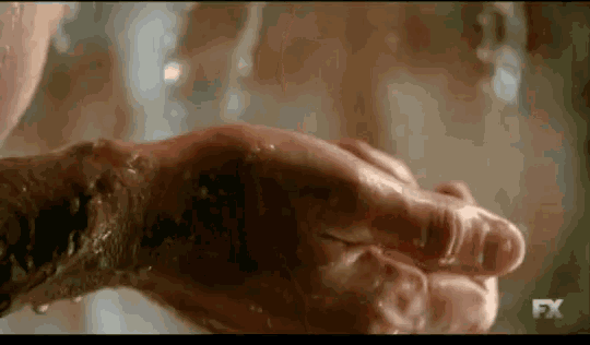 Evan Peters Shower GIF - Evan Peters Shower Cold GIFs