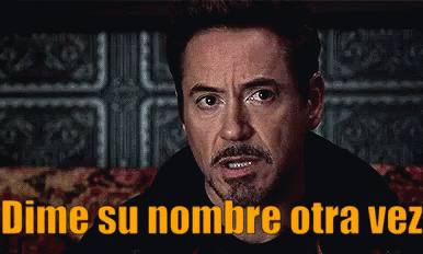 Tony Stark Quiere Saber El Nombre De Thanos GIF - Tony Stark Iron Man Hombre De Hierro GIFs