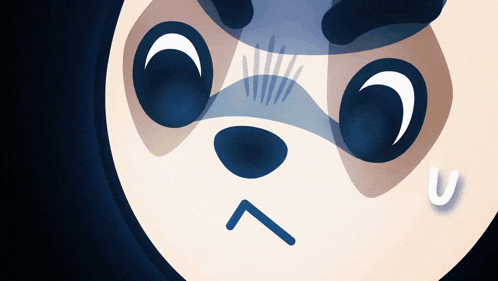 a close up of a sloth 's face with a slight smirk