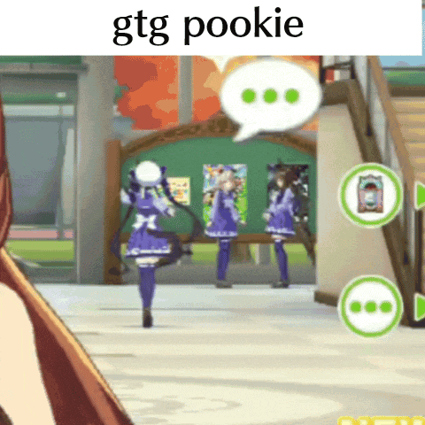 a screenshot of a video game with the words gtg pookie on the top
