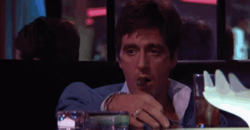 Scarface Smoking GIF - Scarface Smoking Al Pacino GIFs