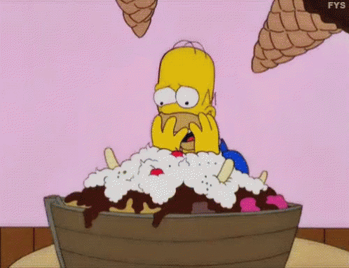 The Simpsons Homer GIF - The Simpsons Homer Icecream GIFs